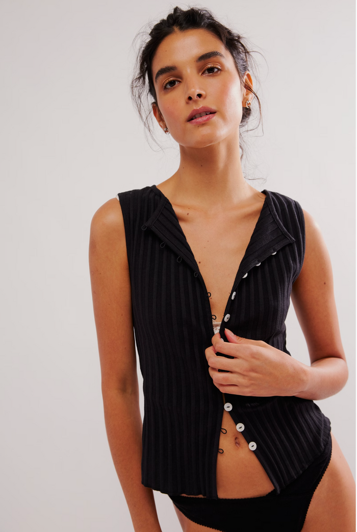 Tilly Vest - Black