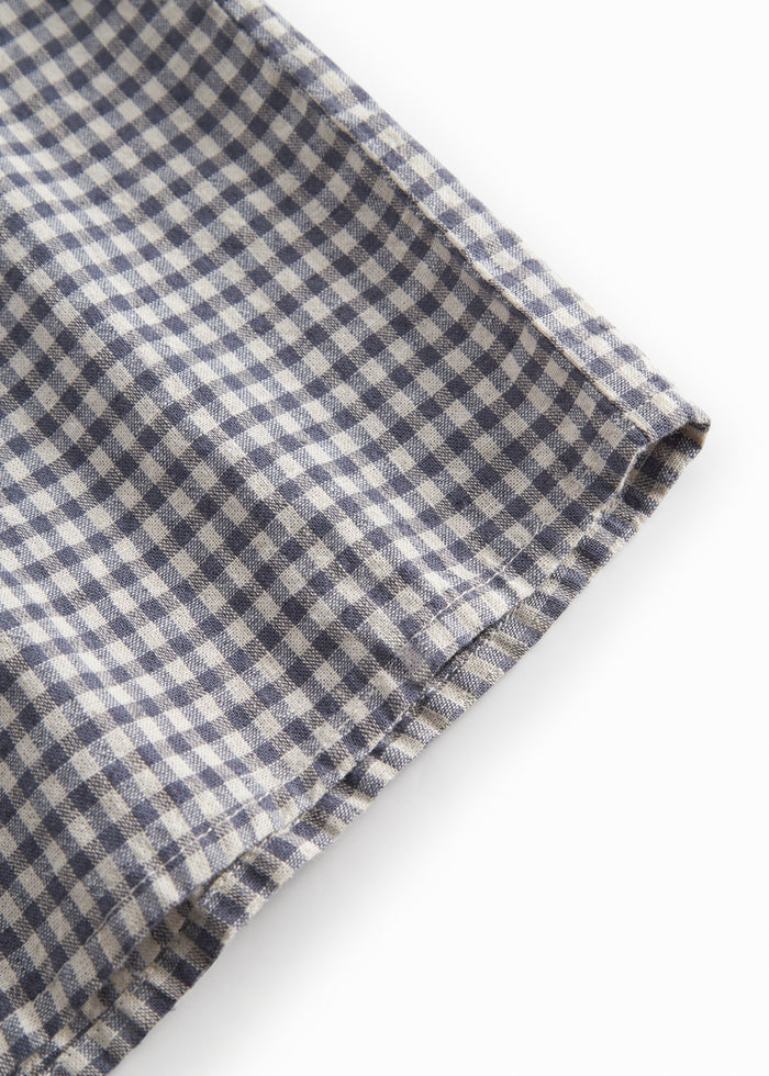 Langarm blouse for women with a net pattern
