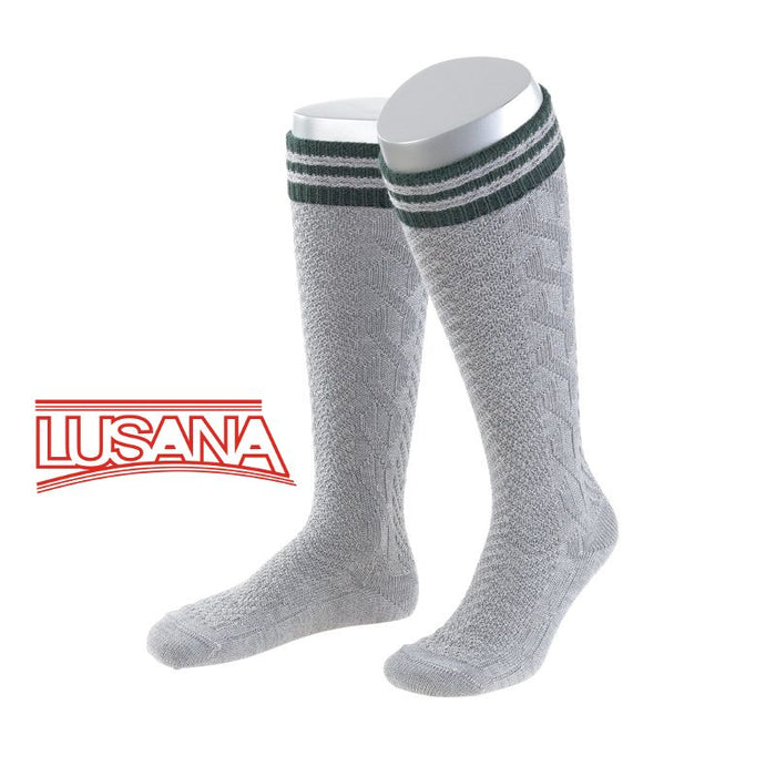 Traditional Costume  - Knee High with Cuff (grey/green)