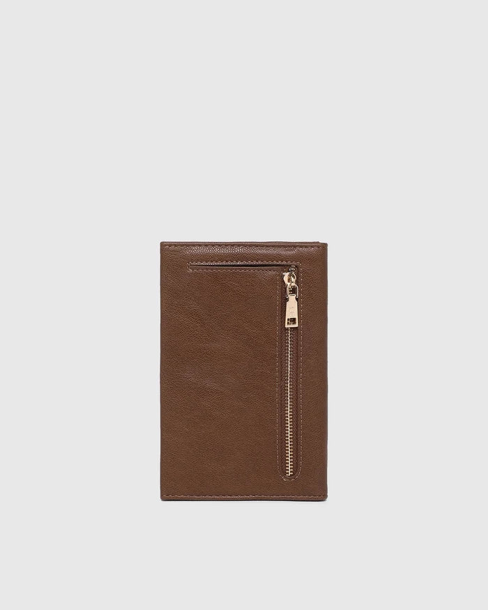 Venice Passport Holder - Saddle Cognac