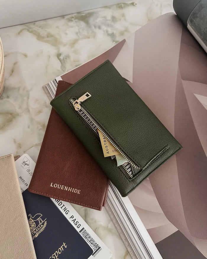 Venice Passport Holder - Saddle Cognac