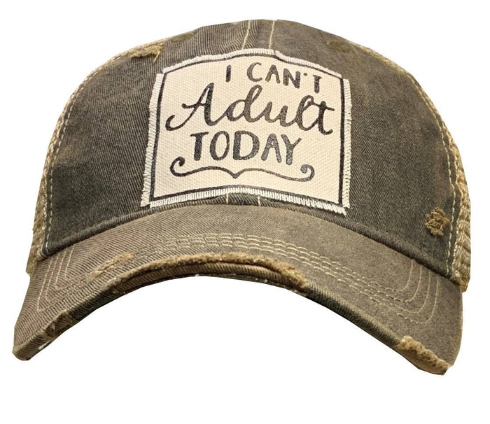 distressed trucker cap