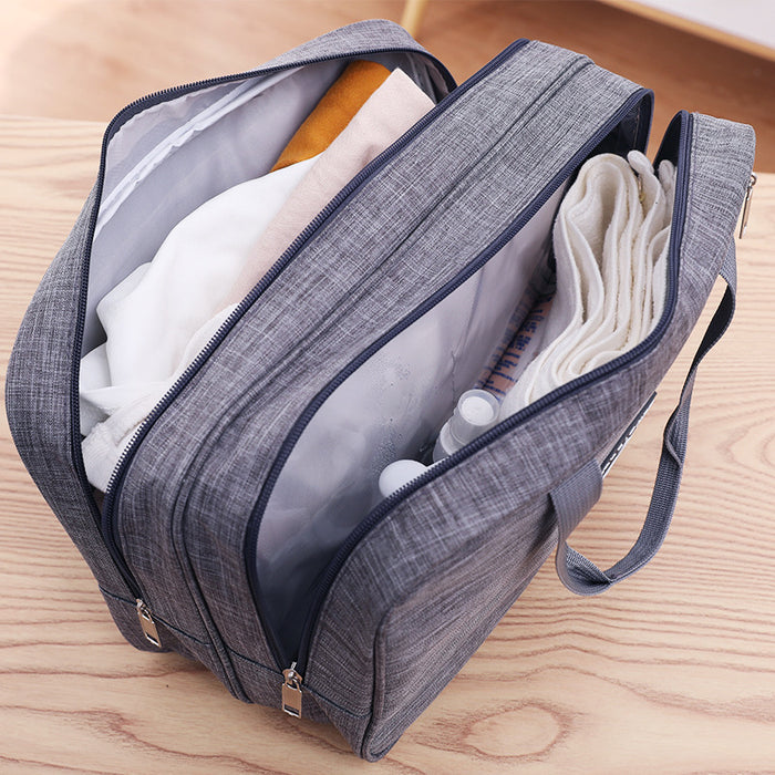 Wet and Dry Toiletry Bag Beauty Box Wash Bag Cosmetic Bag for Travel 🇬🇧