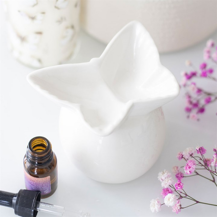 White Butterfly Oil Burner 🇬🇧
