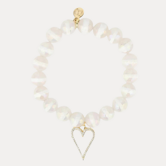 White Capiz Bracelet | BuDhaGirl