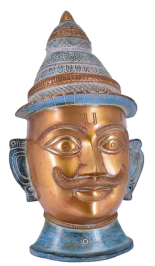 White Whale Large Gold Elegant Kamdhenu Cow and Calf Brass Statue Spiritual Showpiece