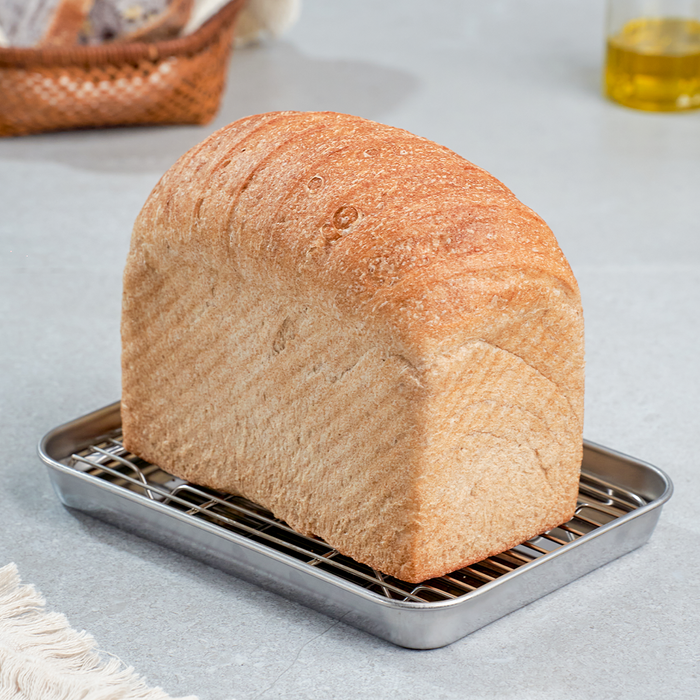 Whole-Wheat Sourdough Loaf
