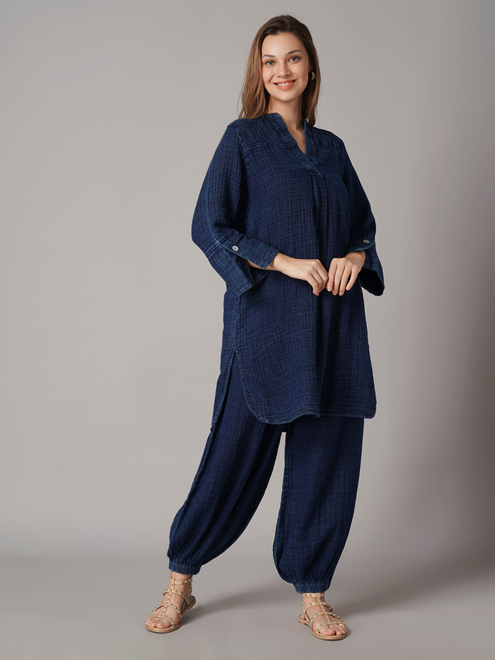 Women's Denim 100% Cotton Regular Fit Blouse