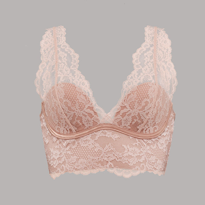 Womens French-style Backless Wireless Camisole Lingerie 🇨🇳