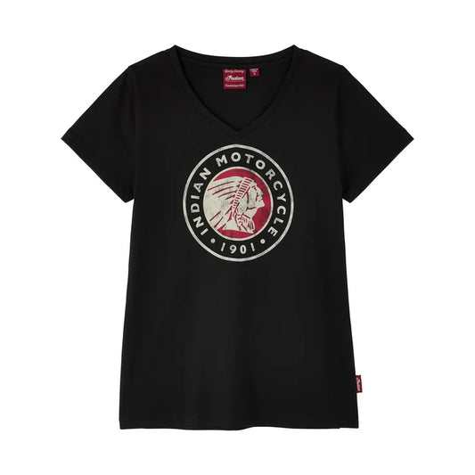 Women's Headdress Icon T-Shirt, Black