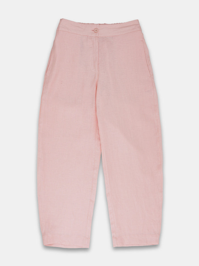 Women's Rose 100% Linen Regular Fit Pant