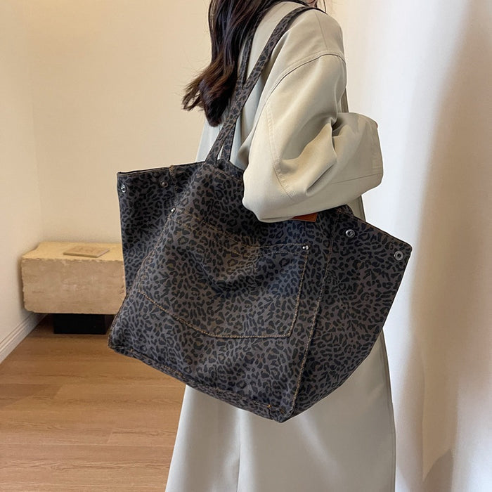 Womens Stylish High-Capacity One-Shoulder Canvas Bag 🇨🇳