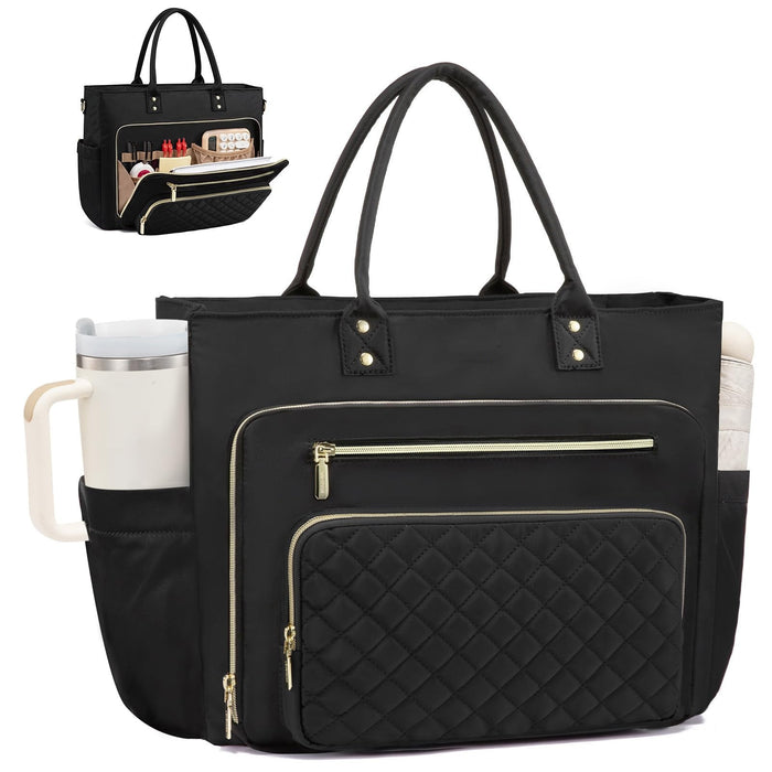 Womens Travel Work Bag With A Large Cup Holder 🇨🇳
