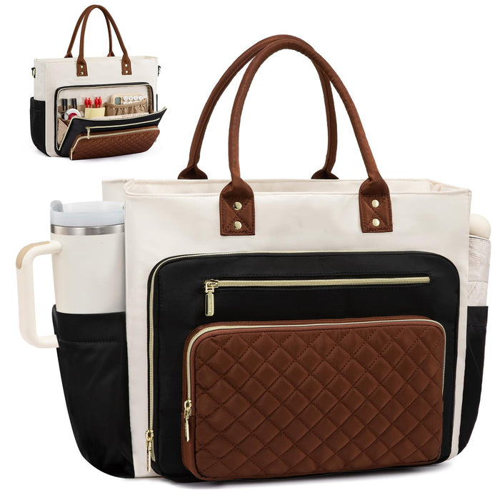 Womens Travel Work Bag With A Large Cup Holder 🇨🇳