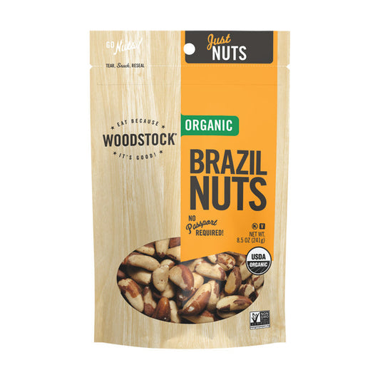 Woodstock Farms Organic Brazil Nuts 241g