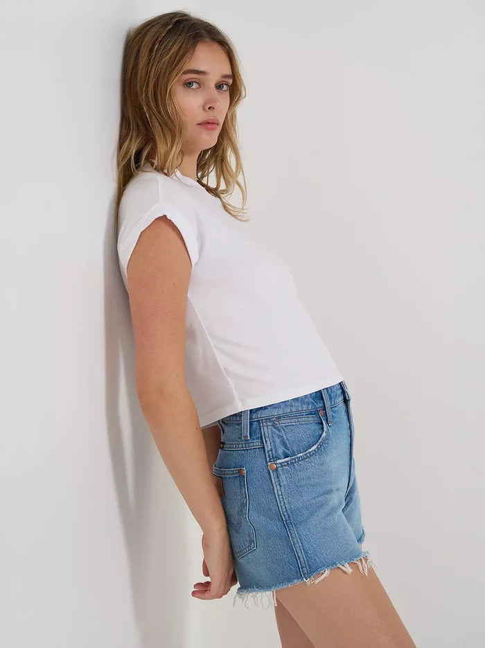 Wrangler® Cowboy Short - High Rise Color: Riyah