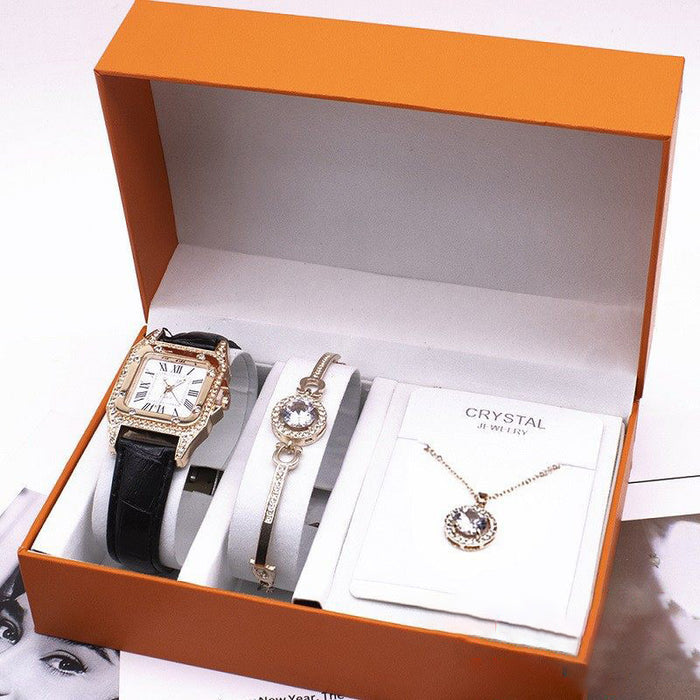 Wrist Watch Set Foreign Trade Watches Women New Necklace Bracelets Wristwatches Women 🇨🇳