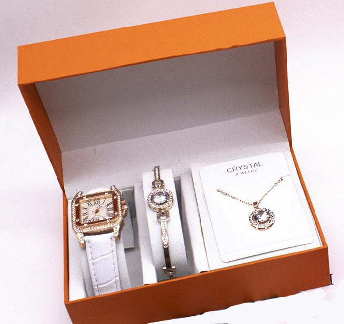 Wrist Watch Set Foreign Trade Watches Women New Necklace Bracelets Wristwatches Women 🇨🇳