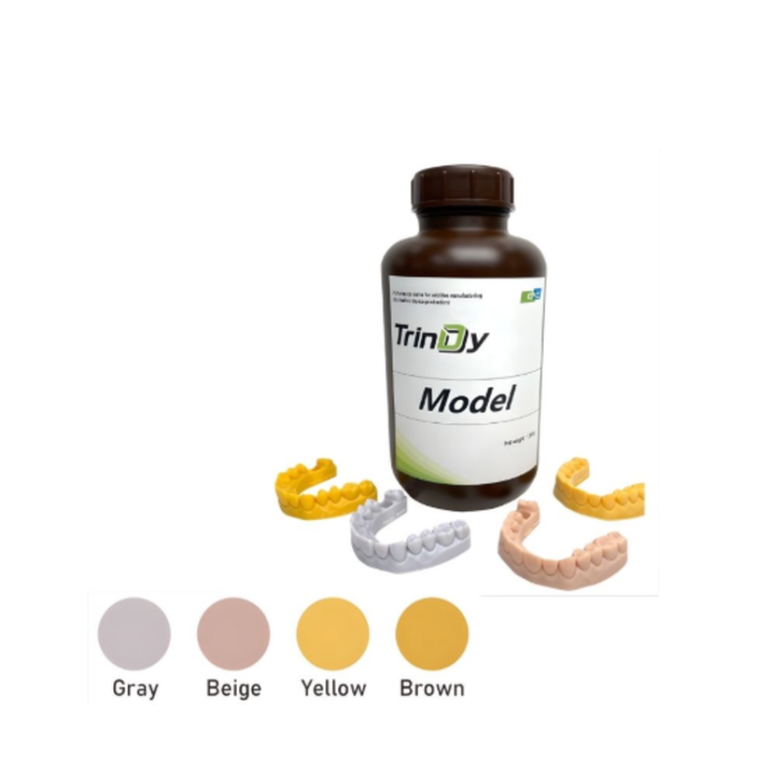 Yamahachi Dental TrinDy Model 3D Printing Resin for Dental Models - Brown - 1 kg