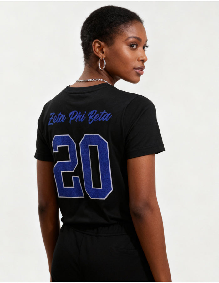 Zeta Drifit Glitter Tee
