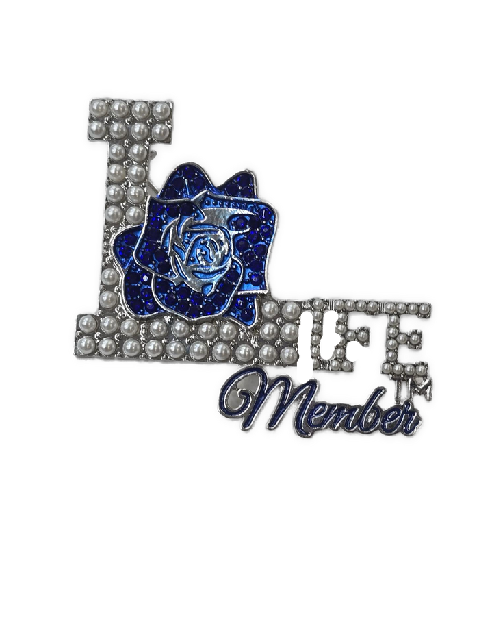 Zeta Life Member Brooch