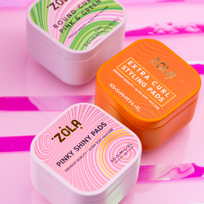 Zola - Lash Lift Shields - Round Curl (Pink & Green 8 Sizes)